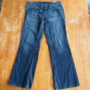 Tommy Hilfiger Women’s Bootcut Jeans Dark Wash Stretch 6 Mid Rise Classic